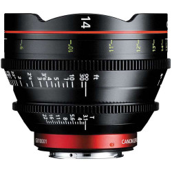 CN-E14MM T3.1 LF (M) Canon Obiettivo compatto T3.1 da 14 mm attacco EF (scala distanze in METRI)