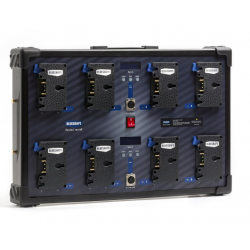 CGS8XW Blueshape Caricatore a parete a 8 canali simultaneo per batterie Gold Mount 3Studs