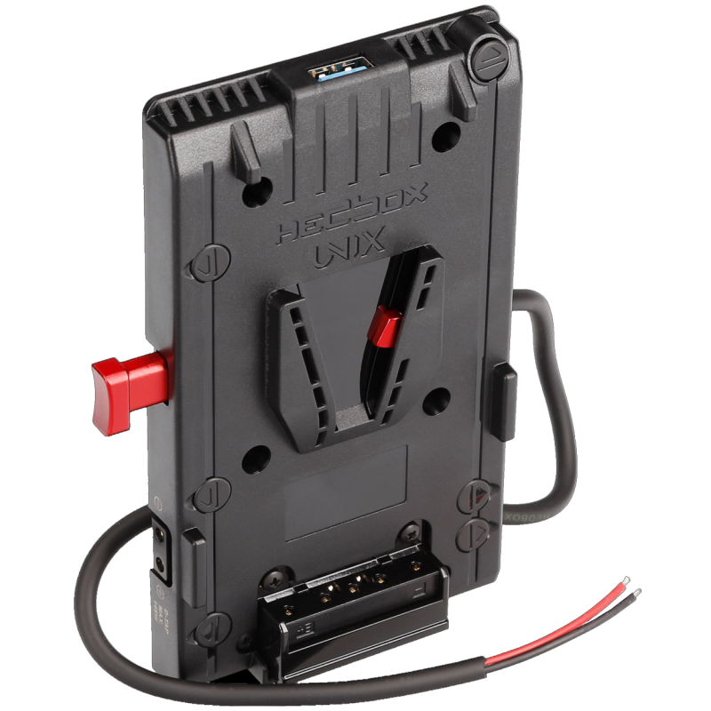 UNIX-7V2 HEDBOX piastra professionale V-Mount -3 D-tap-USB-DC 7,2V