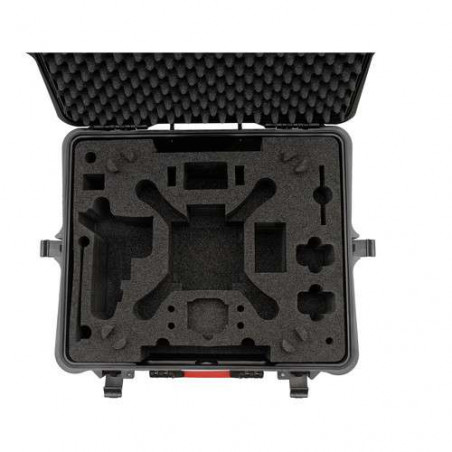 Hard Case HPRC per DJI PHANTOM 2/2 VISION/2 VISION+, BLACK/RED FOAM