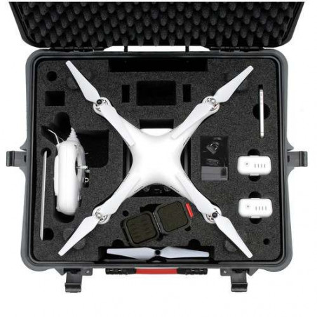 Hard Case HPRC per DJI PHANTOM 2/2 VISION/2 VISION+, BLACK/RED FOAM