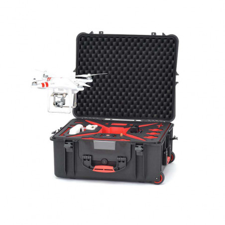 Hard case HPRC per DJI PHANTOM 2/2 VISION/2 VISION+, BLACK/RED FOAM