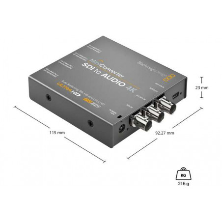 Mini Converter SDI to Audio 4K Blackmagic Design