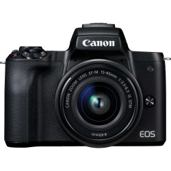EOS M50 + EF-M 15-45 mm Canon Fotocamera Mirrorless 4K con obiettivo 15-45mm