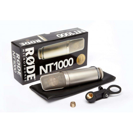 NT1000 Rode Microfono a condensatore, diaframma largo da 1", risposta polare cardioide