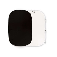 Fondale Lastolite ripiegabile Bianco / Nero 180 x 275 cm