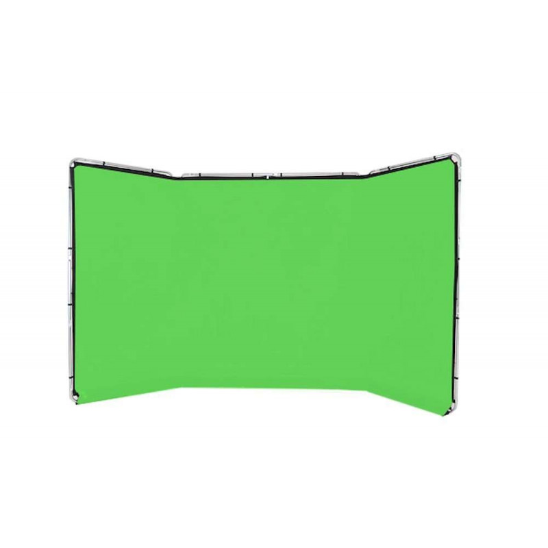 Fondale Lastolite panoramico in tessuto da 4m colore verde