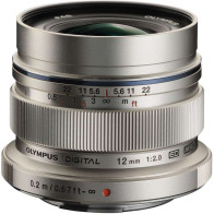 M.ZD ED 12S ED 12 mm 1:2.0 OLYMPUS  M.ZUIKO Digital obiettivo Micro 4/3  Premium Silver