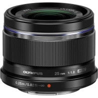 M.ZD-25B 25 mm 1:1.8 OLYMPUS  25 mm 1:1.8 M.ZUIKO Digital obiettivo Micro 4/3  Premium Black