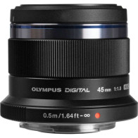 M.ZD-45B 45 mm 1:1.8 OLYMPUS M.ZUIKO Digital obiettivo Micro 4/3  Premium Black