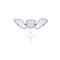 Triflector Mk II Lastolite con pannelli bifacciali Argento / Bianco