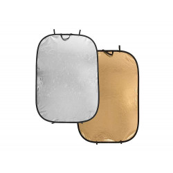 Pannello Lastolite rettangolare argento/oro 180x125cm