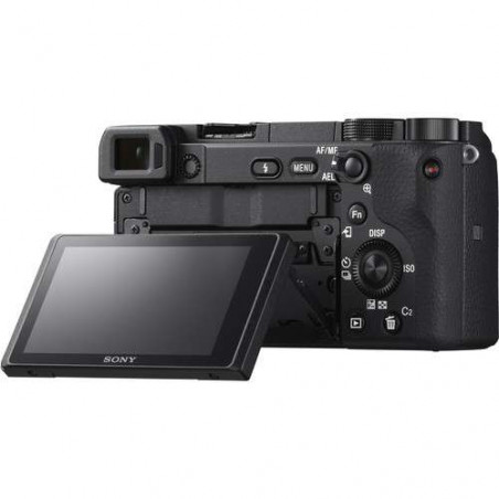 Alpha6400 Sony Fotocamera, sensore 24.2MP APS-C Exmor CMOS, attacco E + Ottica Sony SEL-1650 16-50 mm