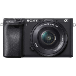 Alpha6400 Sony Fotocamera, sensore 24.2MP APS-C Exmor CMOS, attacco E + Ottica Sony SEL-1650 16-50 mm