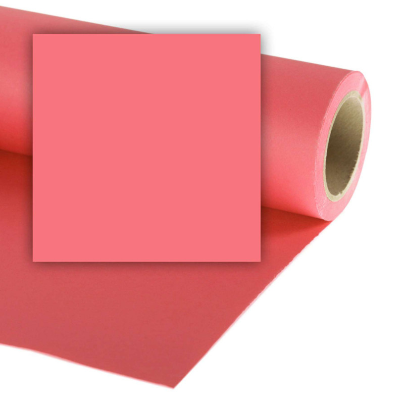 Fondale Colorama in carta 2,72 x 11m Coral Pink