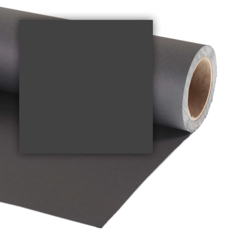 Fondale Colorama in carta 2,72 x 25 m Black