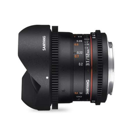 SY11VC SAMYANG OBIETTIVO 12MM T/3,1 VDSLR ED AS NCS FISH-EYE CANON