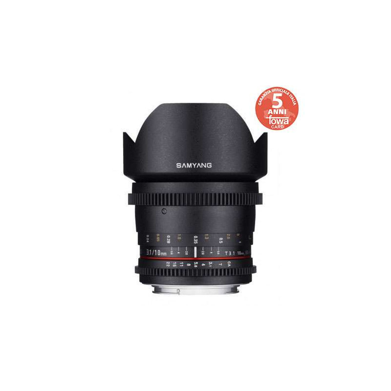 SY10VF SAMYANG OBIETTIVO 10MM T3,1 VDSLR ED AS NCS CS II FUJI X