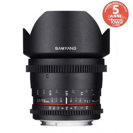 SY10VF SAMYANG OBIETTIVO 10MM T3,1 VDSLR ED AS NCS CS II FUJI X