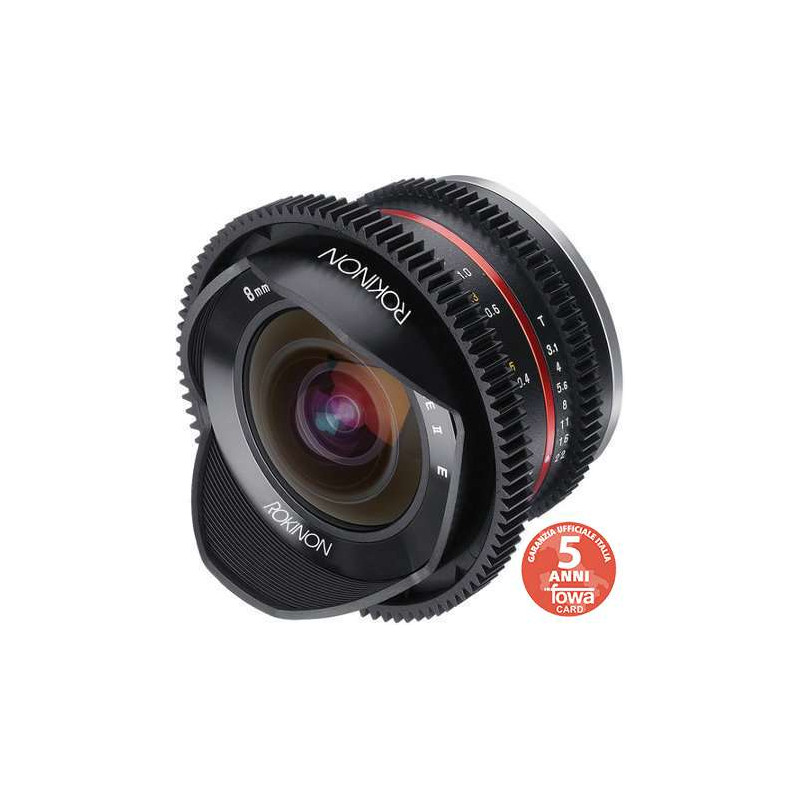 SY81VM Samyang obiettivo 8mm T3.1 Fish Eye CS II CANON