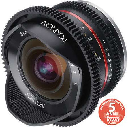 SY81VF Samyang obiettivo 8mm T3.1 Fish Eye CS II FUJY X