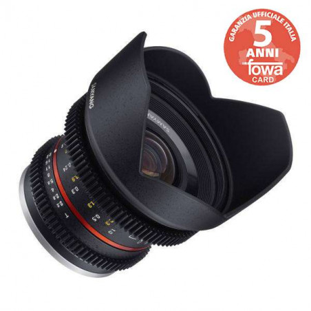 SY12VE Samyang obiettivo 12mm T2.2 SONY E