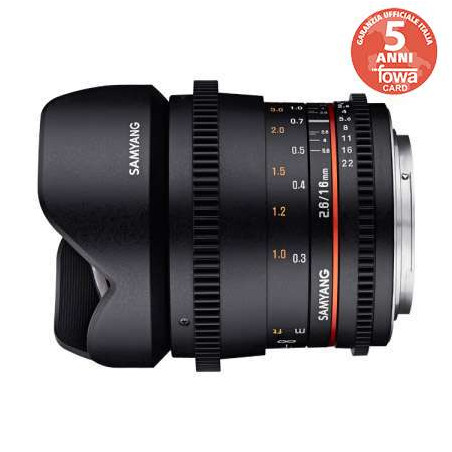 SY16VF SAMYANG OBIETTIVO 16MM T/2,2 VDSLR ED AS UMC FUJI X