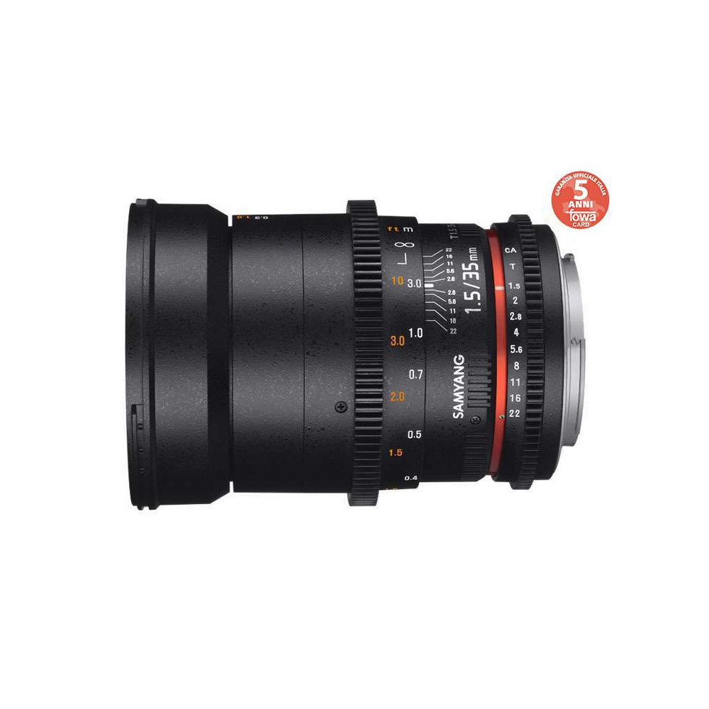 SY36VN Samyang obiettivo 35mm T1,5 VDSLR AS IF UMC NIKON