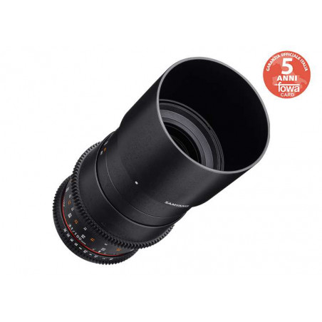 SY01VC Samyang obiettivo 100mm T3.1 VDSLR CANON EF