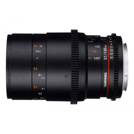 SY01VC Samyang obiettivo 100mm T3.1 VDSLR CANON EF