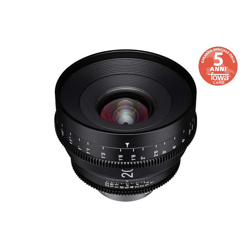 SYX20T Samyang XEEN Obiettivo 20mm T1.9 FF Cine MFT
