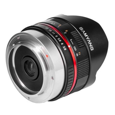 SY8CMB Samyang Obiettivo 8mm fisheye F2.8 II Canon M