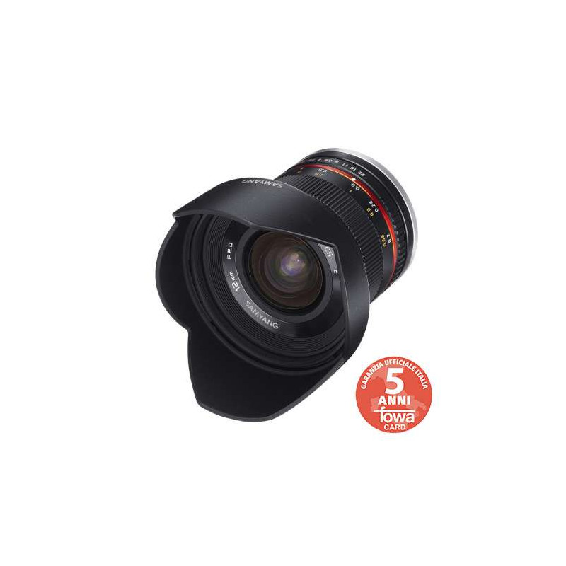 SY2MFB Samyang Obiettivo 12 mm f/2.0 MTF