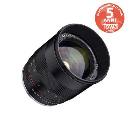 SY86FT Obiettivo Samyang CSC MF 85mm f.18 MFT