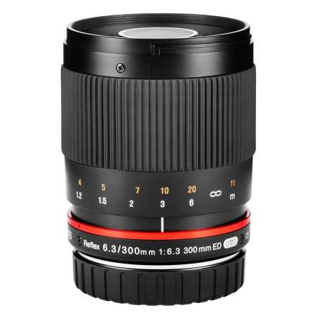 SY3CAB Samyang teleobiettivo 300mm F 6,3 ED UMC CS Canon M Black