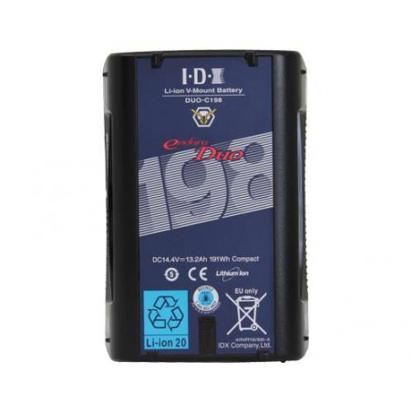 DUO-C198 IDX Batteria al litio  con attacco V-Mount