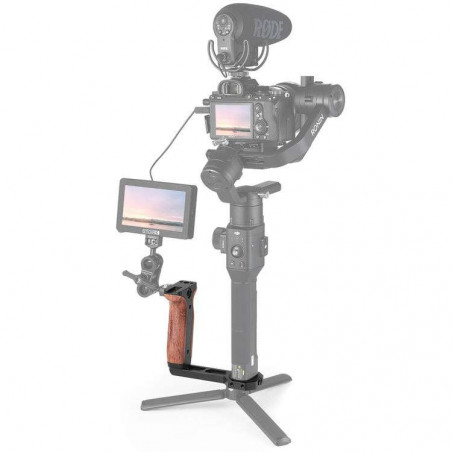 BSS2222 SmallRig Universal Wooden Side Handle for RoninS/Zhiyun Crane Series Handheld Gimbal