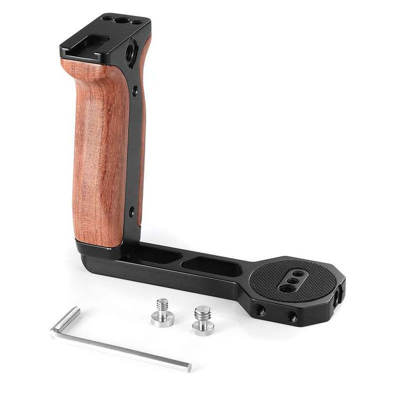 BSS2222 SmallRig Universal Wooden Side Handle for RoninS/Zhiyun Crane Series Handheld Gimbal