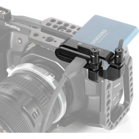 2245 SmallRig Mount for Samsung T5 SSD and for Blackmagic Pocket