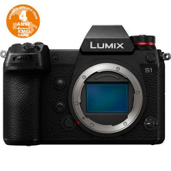 DC-S1 Panasonic Lumix S Fotocamera digitale mirrorless 6K, solo corpo