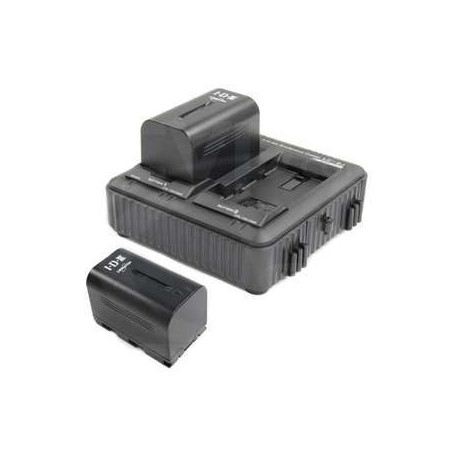 IDX-Q10-E JVC Kit :1 caricabatterie LC-2J IDX e 2 batterie SSL-JVC50