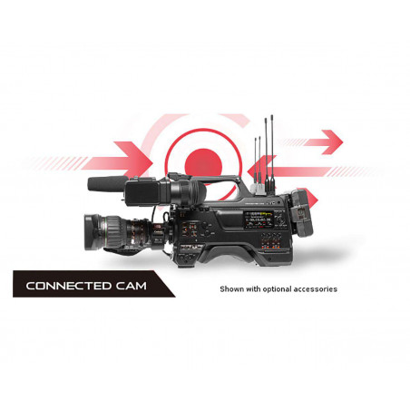 GY-HC900CHE  JVC Videocamera 2/3" FHD ENG spalla/da studio - Live Streaming+VF-E900 + Viewfinder VF-E900G + obiettivo Canon