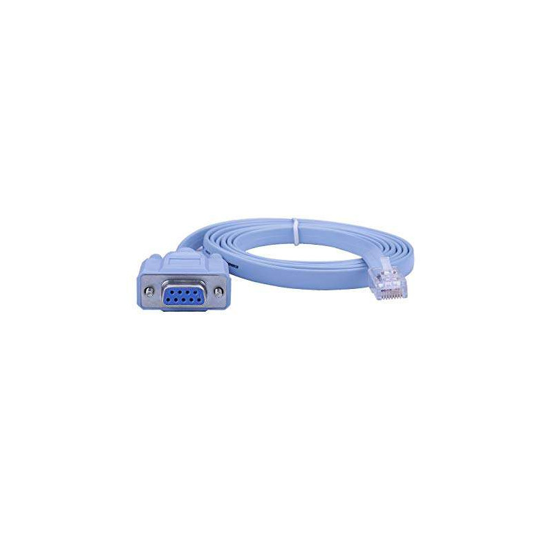 ADATTATORE CAVO INTERFACCIA LAN ETHERNET RJ45 A SERIALE COM RS232 DB9 RETE