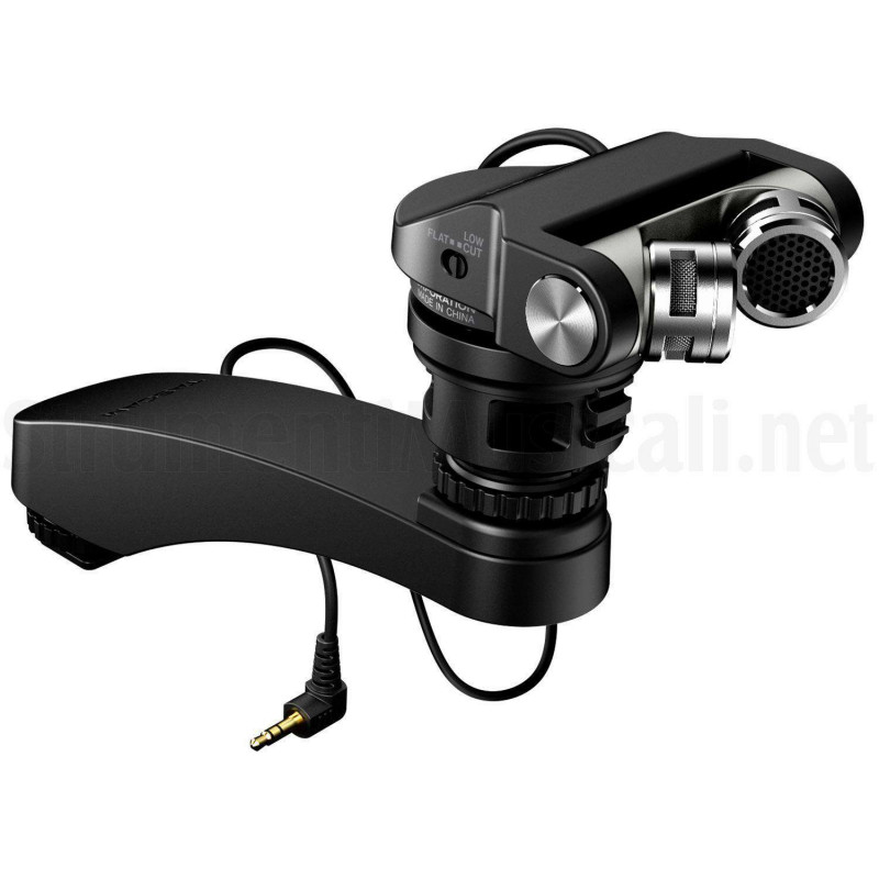 TM-2X Tascam microfono a condensatore stereo per fotocamere DSLR, manco  video professionale