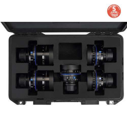 CP3 kit Zeiss di 5 obiettivi Compact Prime + hard case