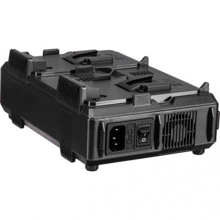 VL-2Plus IDX Caricatore e alimentatore con montaggio  V-Mount a 2 canali