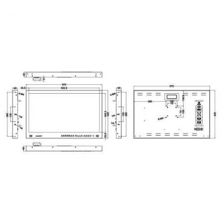 BM280-4KS Lilliput LCD monitor 28" 4K 3D LUTS e HDR