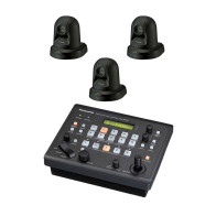 KIT 3 PTZ AW-HN38 Panasonic + Remote Camera Controller
