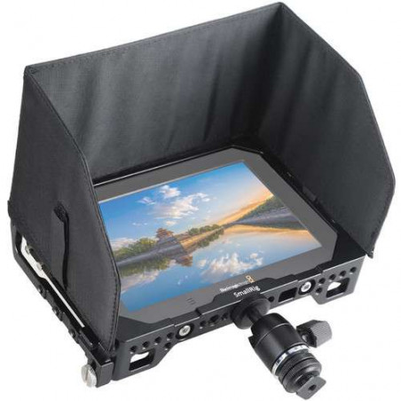 1988 SmallRig 7"Monitor Cage with Sunshade for Blackmagic Video Assist 4K