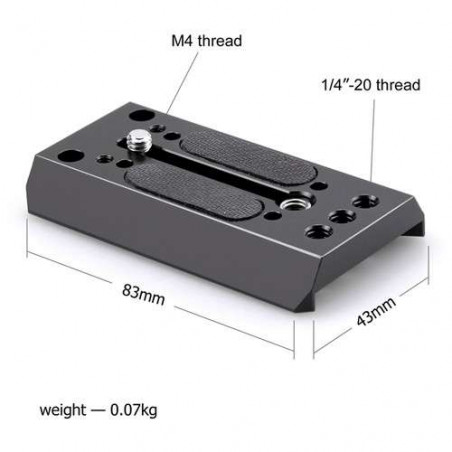 1280B SmallRig Quick Release Manfrotto-Type Dovetail Plate